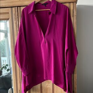 Eileen Fisher Magenta shirt